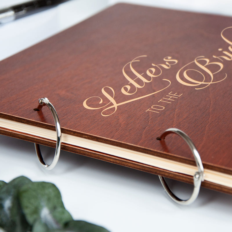 Letters to the Bride - Bridal Shower Scrapbook – WoodPresentStudio